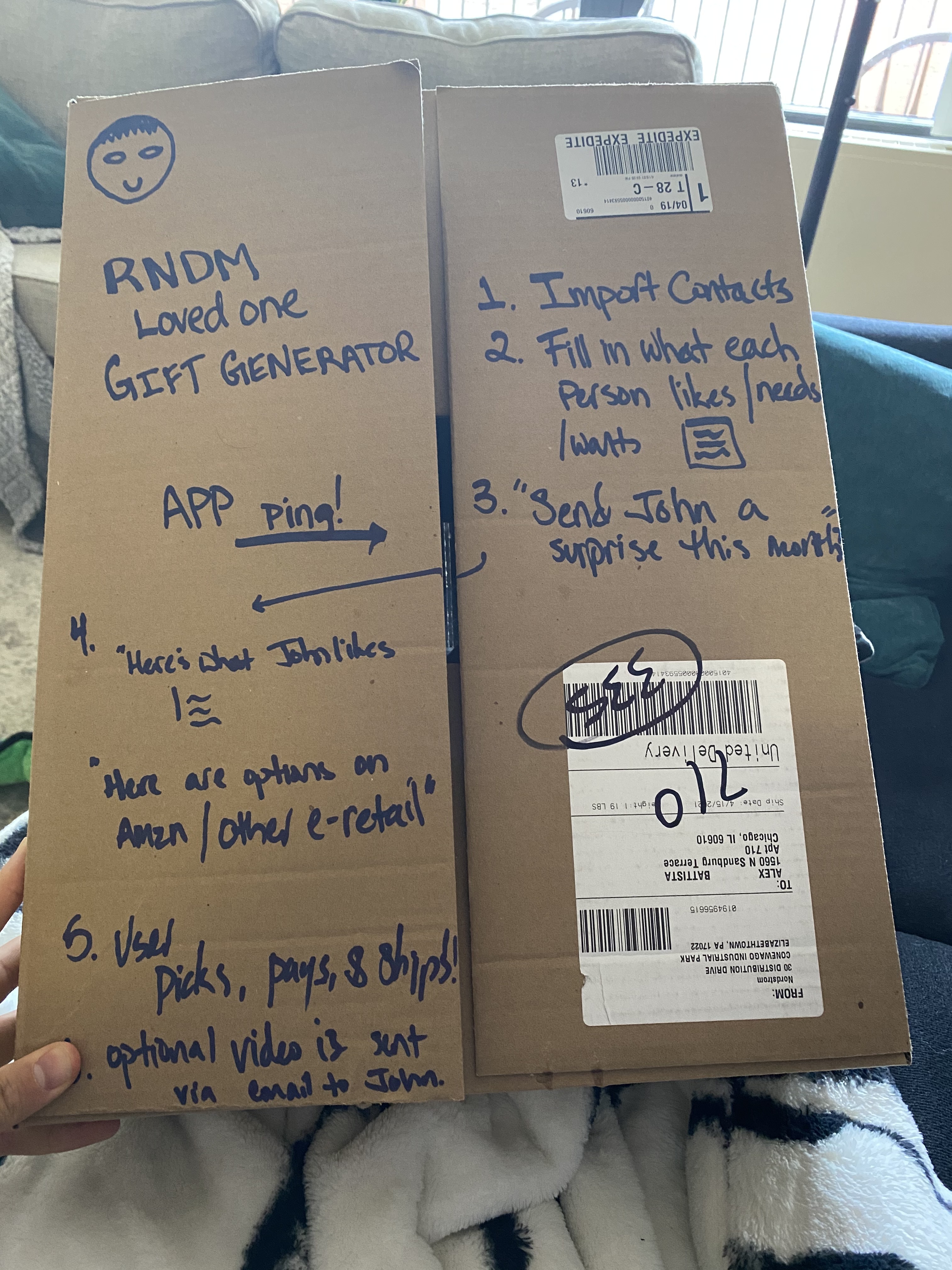 Workshop result — participant prototype